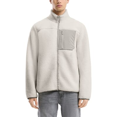Fleece met borstzak QS