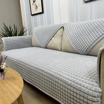 Huidvriendelijk Sofa Zitkussen Multifunctionele Sofa Hoes Combinatie Woonkamer Universeel Antislip Comfortabele Handdoek 90x90cm 1pcs