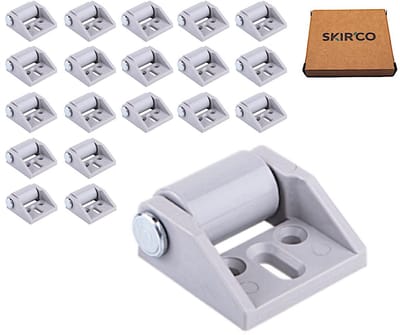 20x Kleine Meubelwielen 15mm Vast Zwenkwiel Rubber Duurzaam voor DIY en Meubilair