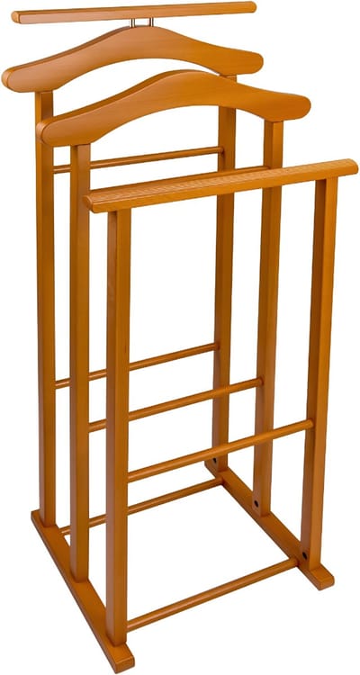 KAD® Kledingrek - 3-laags Rekken - Dressboy - Kleding Jongens - Bruin - 35cm x 35cm x 102cm
