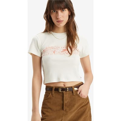 Levi's Gr T-shirt Ecru Maat: L | Tops Outlet | Dames | Ecru