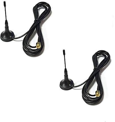 GSM Antenne Zuignap Magnetische Montage 2 Stuks 1,5 m 900/1800 MHz