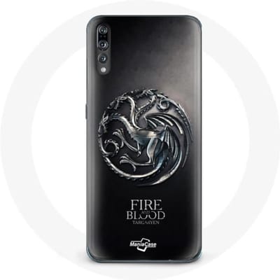 Coque - Huawei - P20 - Game Of Thrones Targaryen - Rigide - Noir