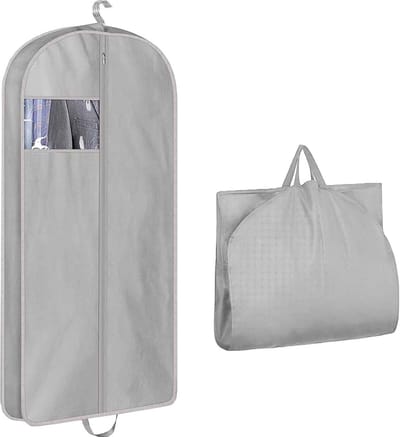 Opvouwbare Kledinghoes 60x153cm voor Reizen - Stof- en Kreukvrij Bewaren van Pakken en Overjassen