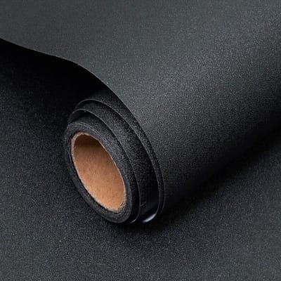 Dailygoods- Plakfolie Zelfklevend - Waterdichte Meubelfolie - Plakplastic Zwart - Decoratieve Folie - 40 x 600 cm - Duurzaam en Eenvoudig Schoon te Maken
