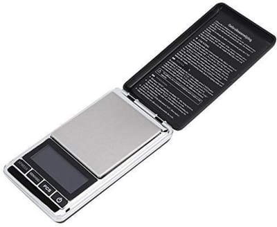 carmdering - Digitale Weegschaal - Keukenweegschaal - Precisieweegschaal - 500g/0,1g, 4 eenheden, tarra, auto-off, groot LCD, compact - Voor ingrediënten & sieraden - Draagbaar & nauwkeurig