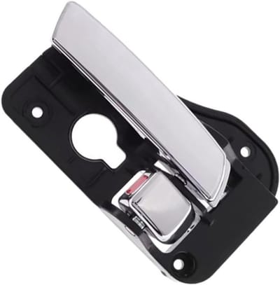 Dailygoods- Binnendeurklink Zwart Chroom - Deurgreep Auto - Compatibel met Kia Rondo (2007-2012) - Kunststof/Metaal - Linksvoor/Linksachter/Rechtsvoor/Rechtsachter - Onderdeelnumme