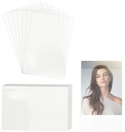 100 Fotokaarthoezen voor Kpop - 56 x 87 mm, Transparante Bescherming voor Verzamelkaarten