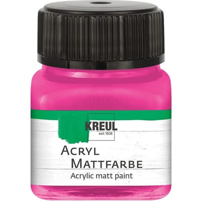 KREUL acryl matte verf, 20 ml - Rozig