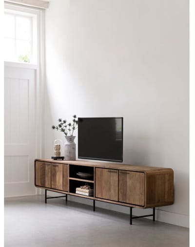 DTP Home Evo tv meubel Large teakhout – 225x40x60 cm