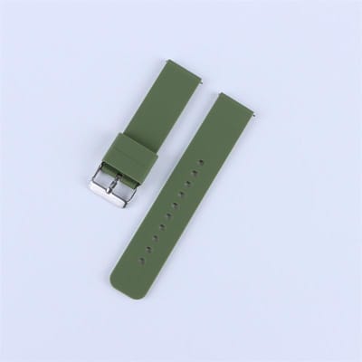 Meerkleurige siliconen waterdichte smartwatch band Eénkleurige sport horlogeband Band met connector