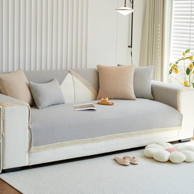 Nordic Verdikt Sofakussen Amerikaans Katoen en Linnen Geweven Stof Sofakussen Modern Eenvoudig Sofa Handdoekhoes Vier Seizoenen 70*70cm