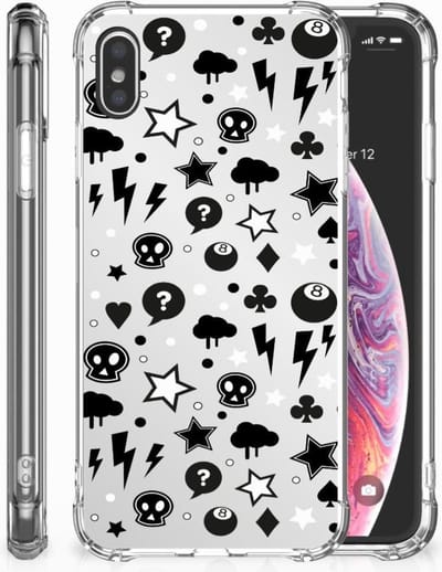 Extreme Case Apple iPhone Xs Max Silver Punk