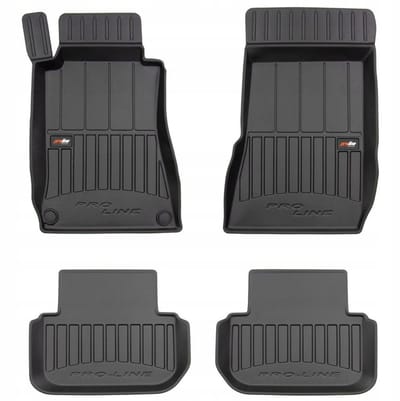 FROGUM 3D Gummimatten Set – Passend für Tesla Model Y (ab 2020) – Hohe 6 cm Kanten – TPE – Geruchlos & Schwarz
