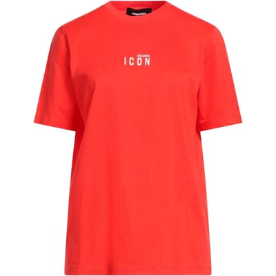 Dsquared2 Icon Small Chest Logo Rood T-shirt