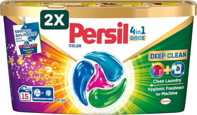 2 x Persil Wasmiddelcapsules Discs Gekleurde Was - 15 stuks