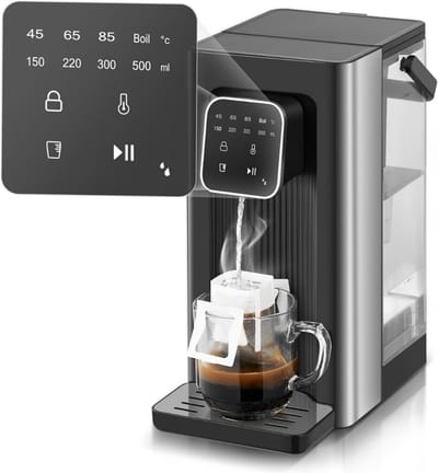 SCH® Heetwaterdispenser - Waterdispenser - Grijs - ‎24cm x 14cm x 30cm