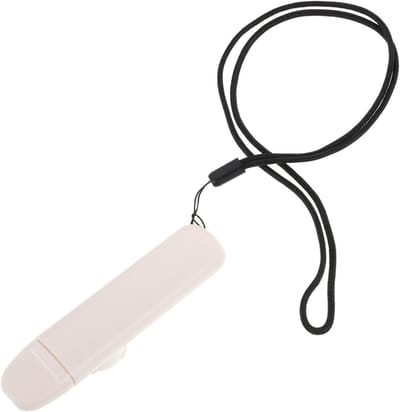 Muziek Instrument - Lichtgewicht Kazoo - Muziek Maken - Beginnersvriendelijk - 10.2 cm - Wit