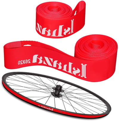 Fietsvelgband - Wielvoering - Fiets Beschermen - Hogedrukbestendig - 2 stuks 26 inch - Rood