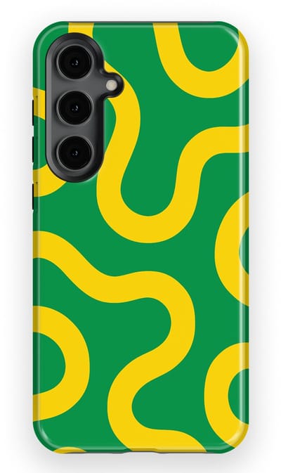 DripCase Motion Flow Tough Hoesje Samsung Galaxy S24 Plus | Backcover met Mag | Trendy Design | Valbescherming | Reggae Flow