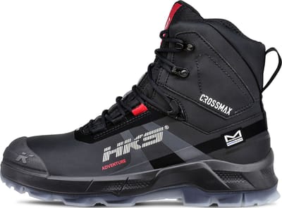 HKS Adventure PXT S7 werkschoenen - veiligheidsschoenen - safety shoes - heren - waterdicht - hoog - stalen neus - antislip - ESD - lichtgewicht - zwart - maat 39