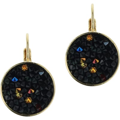 OTAZU Classic Rocks Earrings Sparkle Black Size: OS | Earrings Outlet | Dames | Zwart