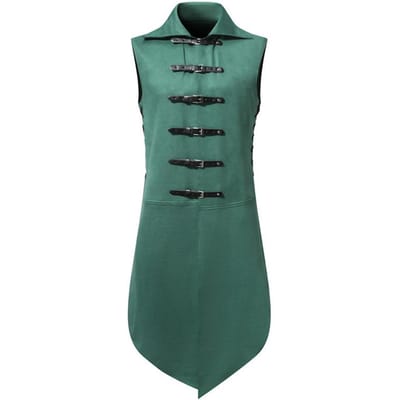 Retro Suède Gilet Gilet Heren Vintage Stijl Slim Fit Heren Mouwloze Gilet V-hals Warm Gilet XL groen