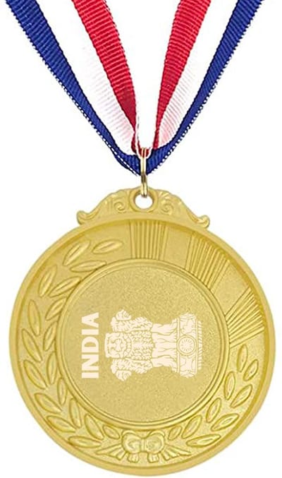 Akyol - india medaille goudkleuring - Piloot - toeristen - india cadeau - beste land - leuk cadeau voor je vriend om te geven