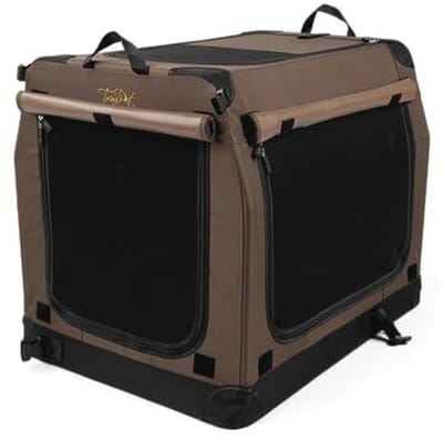 Opvouwbare hondenbox 90x65x70cm - Compact en lichtgewicht voor thuis en onderweg
