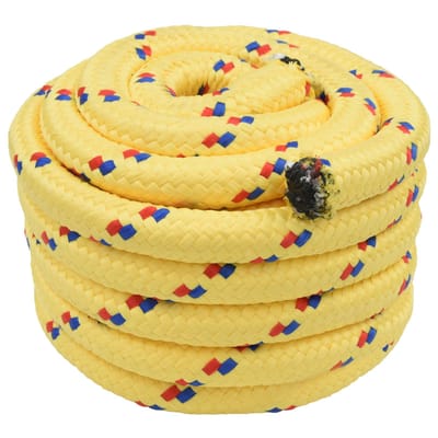 vidaXL - Boottouw - 5 - mm - 25 - m - Geel