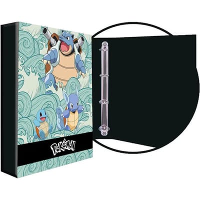 Pokemon - Squirtle Wartotle Blastoise Evolution - A4 Ringband Multomap - 4-rings