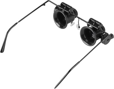 Professionele Horlogemakers Loep met 20x Vergroting en LED Verlichting voor Precisiewerk en Reparaties
