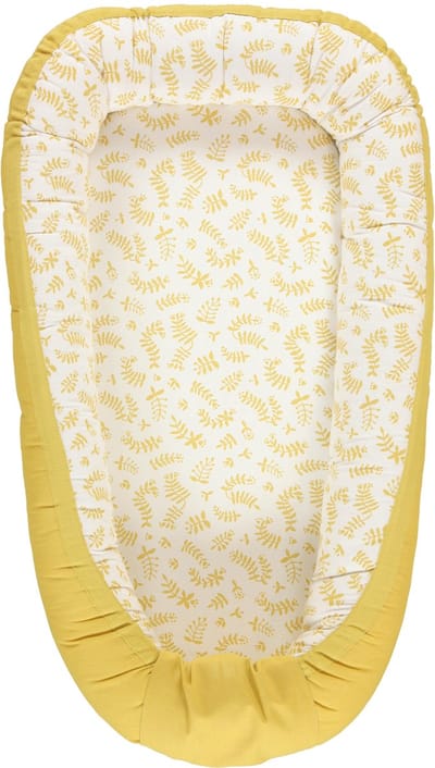 Briljant Baby - Babynest - Botanic Organic - Geel - 53 x 80 cm - 100% organisch katoen
