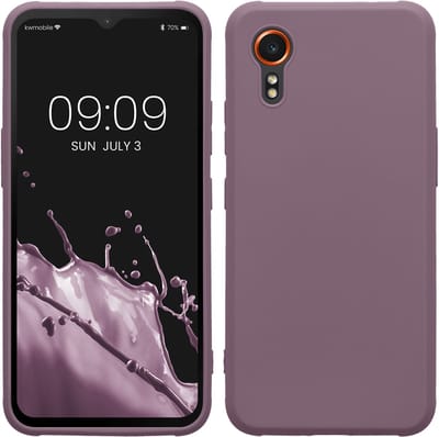 kwmobile telefoonhoesje geschikt voor Samsung Galaxy Xcover7 - Hoesje voor smartphone - Back cover in Bleke iris