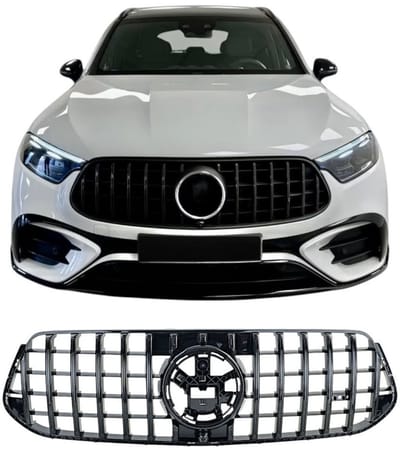 Panamericana GT Grill geschikt voor Mercedes GLE V167 & C167 Facelift vanaf 2023 – Hoogglans Zwart