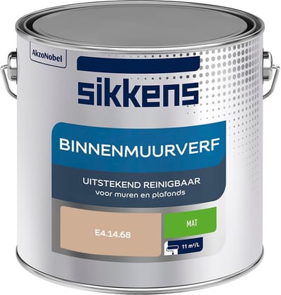 Sikkens - Binnenmuurverf Mat - E4.14.68 - Mengverf - 2,5 L