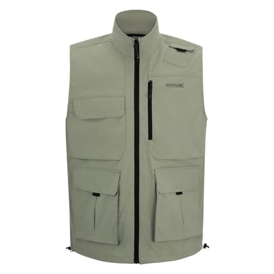 Regatta Lichte Insectenwerende Reisbodywarmer voor heren (Salie Groen)