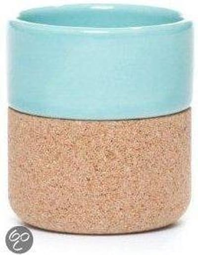 Amorim Cork Soulmate Drinkbeker - Porselein - 8 cm - Blauw