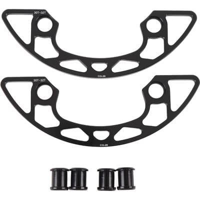 Kettingbladbeschermer Aluminiumlegering Gescheiden Crankstel Kettingwiel Beschermkap voor 30T tot 32T 104BCD