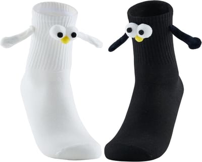 Magnetische Sokken met Handen Die Elkaar Vasthouden - Unisex Katoenen Vriendschapssokken