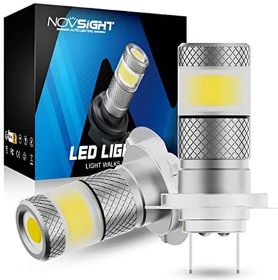 H7 LED Mistlampen 2500 Lumen 6500K Superhelder voor Autokoplampen en Dagrijverlichting