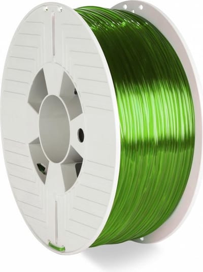 Verbatim 55065 Filament PETG 2.85 mm 1 kg Groen (transparant) 1 stuk(s)