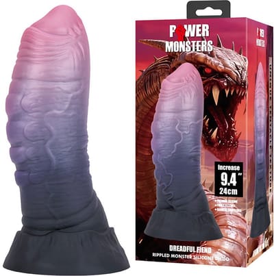 Power Monsters - Dreadful Fiend - Monster Dildo - 24 cm - Multicolour