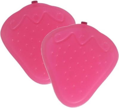 2x stuks grote ijsblokken - aardbei - herbruikbaar - 9 cm - Gekoelde drankjes maken - IJsblokjes