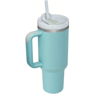 Tasse Premium Haute Qualité Personnalisée 866ML Tumbler avec Poignée Couvercle Paille 40oz Bouteille d'Eau en Acier Inoxydable Thermos sous Vide Tasse de Voyage Voiture Café 801-900ml