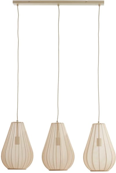 Light & Living Hanglamp Itela - Zand - 80x8x40cm - Modern - Hanglampen Eetkamer, Slaapkamer, Woonkamer