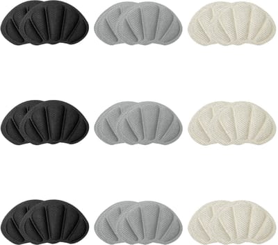 9 paar hielkussens, bescherming en hielbescherming voor uniseks schoenen, voorkomt blaren en wrijving aan de voeten