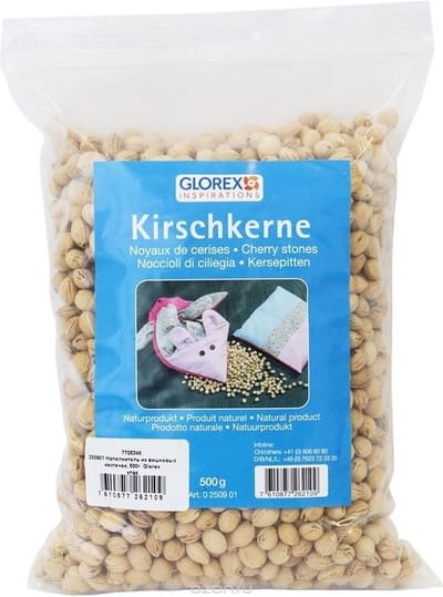 Kersenpitten om warmtezak te vullen - 2x - 500 gram - knutsel materialen