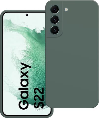 Cazy hoesje geschikt voor Samsung Galaxy S22 Hoesje - Color Backcover - Groen
