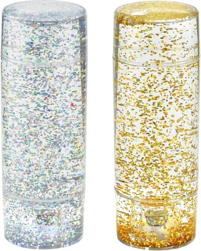 Glitterbuis - Goud en zilver - Shake & Shine - set van 2